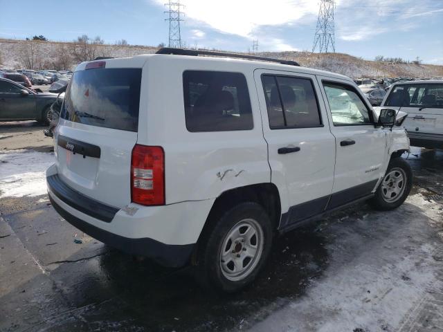 1C4NJPBA8ED881340 - 2014 JEEP PATRIOT SPORT WHITE photo 3