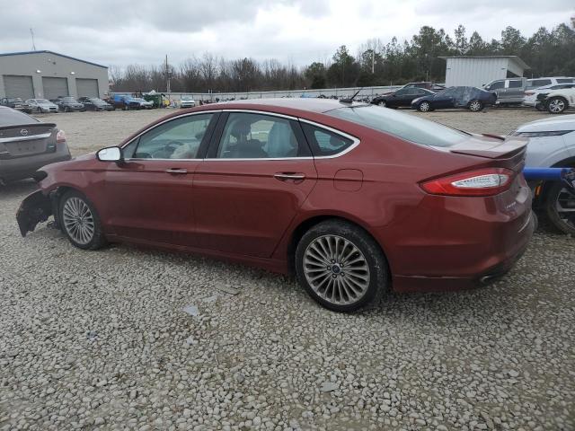 3FA6P0K90ER300135 - 2014 FORD FUSION TITANIUM BURGUNDY photo 2