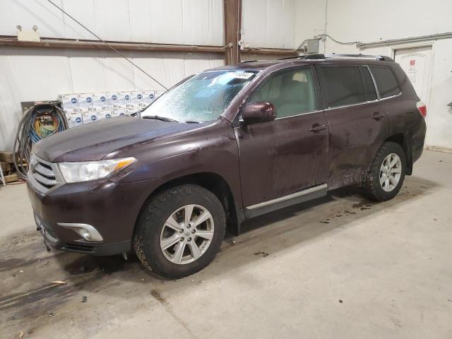 5TDBK3EH0DS249467 - 2013 TOYOTA HIGHLANDER BASE MAROON photo 1