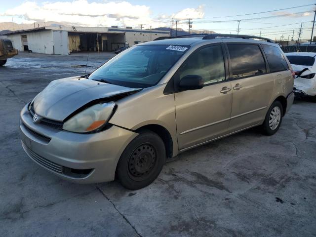 5TDZA23C34S205739 - 2004 TOYOTA SIENNA CE TAN photo 1