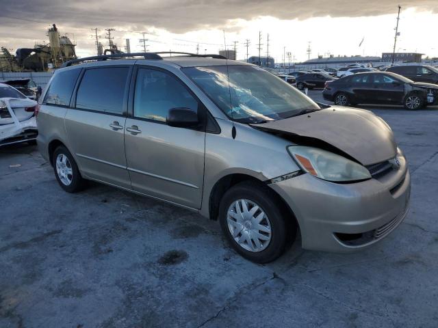 5TDZA23C34S205739 - 2004 TOYOTA SIENNA CE TAN photo 4