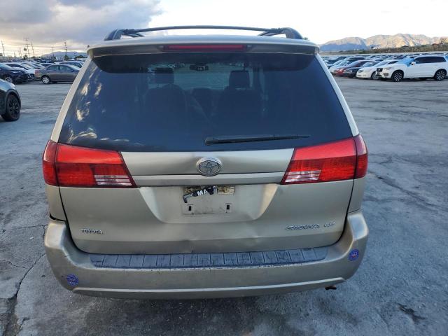 5TDZA23C34S205739 - 2004 TOYOTA SIENNA CE TAN photo 6