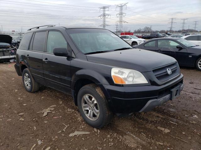 2HKYF18725H535351 - 2005 HONDA PILOT EXL BLACK photo 4