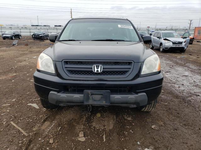 2HKYF18725H535351 - 2005 HONDA PILOT EXL BLACK photo 5