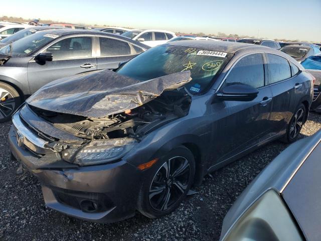 19XFC1F90HE003612 - 2017 HONDA CIVIC TOURING GRAY photo 1