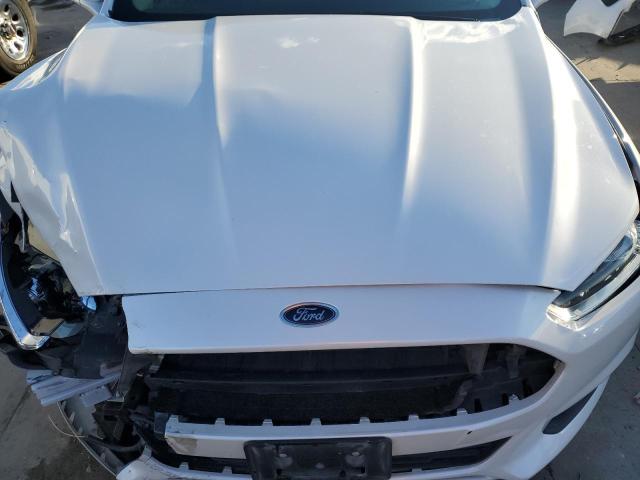 3FA6P0LU6DR234630 - 2013 FORD FUSION SE HYBRID WHITE photo 11