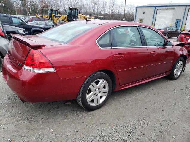 2G1WB5E32D1162381 - 2013 CHEVROLET IMPALA LT RED photo 3