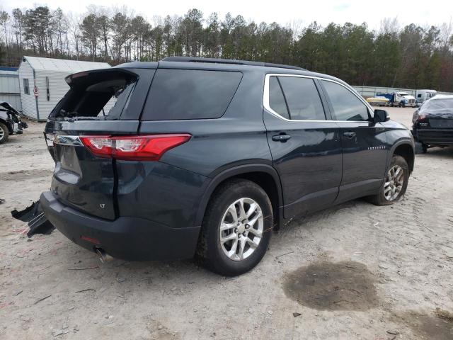 1GNERGKW8LJ273487 - 2020 CHEVROLET TRAVERSE LT BLACK photo 3