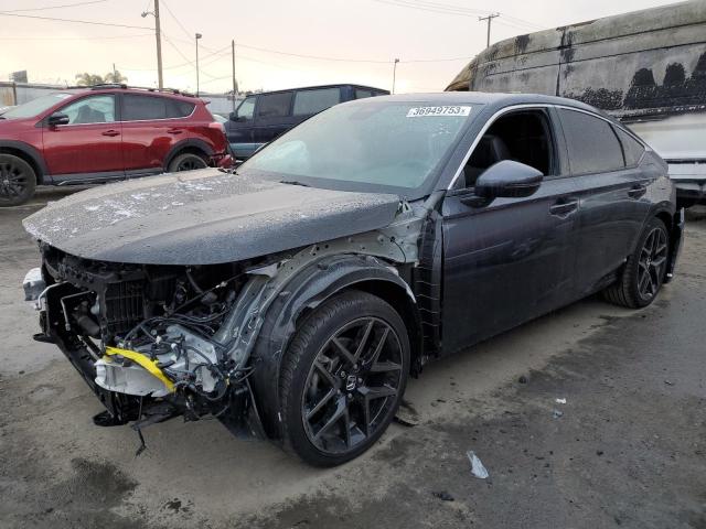 19XFL1H84NE009154 - 2022 HONDA CIVIC SPORT TOURING Grau Foto 1