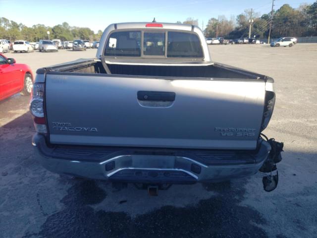 3TMKU4HN4EM040588 - 2014 TOYOTA TACOMA DOUBLE CAB PRERUNNER LONG BED SILVER photo 6