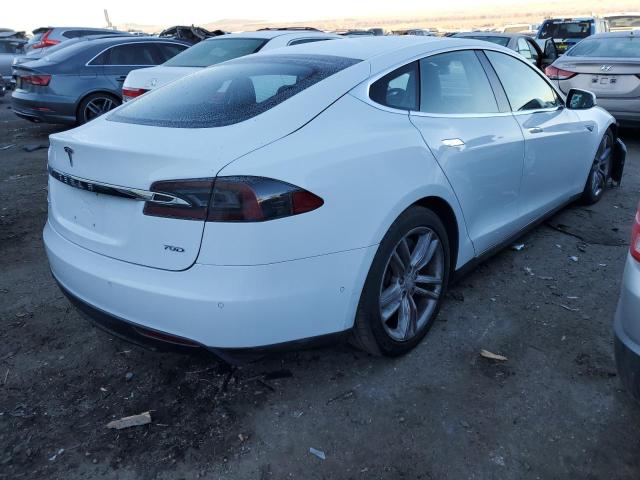 5YJSA1S25FF097880 - 2015 TESLA MODEL S 70 WHITE photo 3