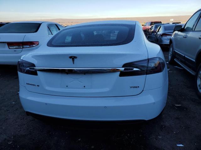 5YJSA1S25FF097880 - 2015 TESLA MODEL S 70 WHITE photo 6