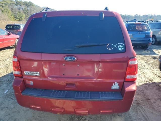 1FMCU0D75CKB48156 - 2012 FORD ESCAPE XLT RED photo 6