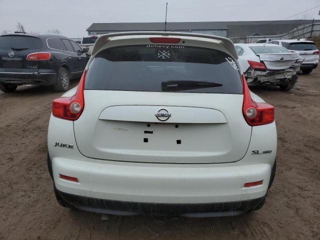 JN8AF5MV8BT024266 - 2011 NISSAN JUKE S WHITE photo 6