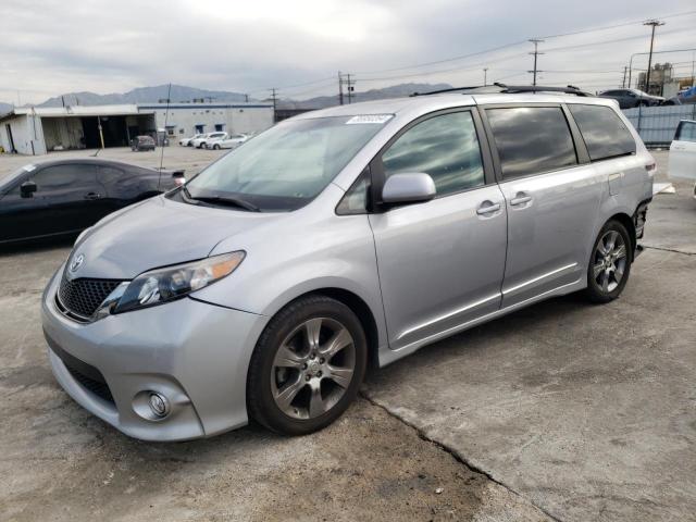 5TDXK3DC9BS164684 - 2011 TOYOTA SIENNA SPORT SILVER photo 1