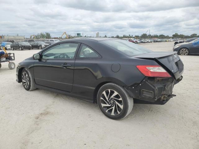 2HGFG12849H520081 - 2009 HONDA CIVIC EX BLACK photo 2