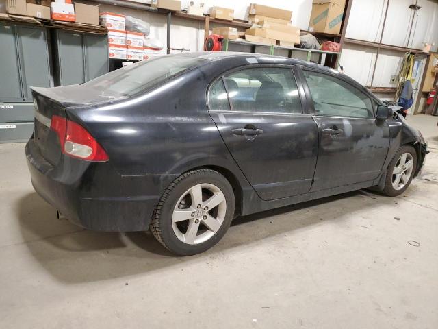 2HGFA16689H019222 - 2009 HONDA CIVIC LX-S Սև լուսանկար 3