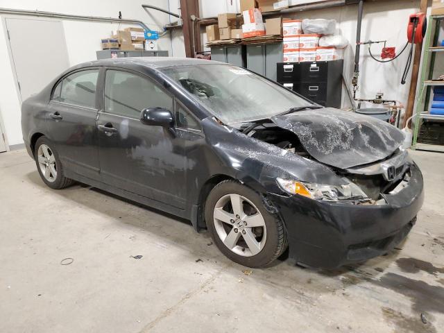 2HGFA16689H019222 - 2009 HONDA CIVIC LX-S Սև լուսանկար 4