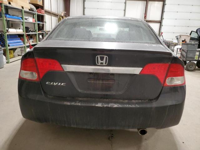 2HGFA16689H019222 - 2009 HONDA CIVIC LX-S Սև լուսանկար 6