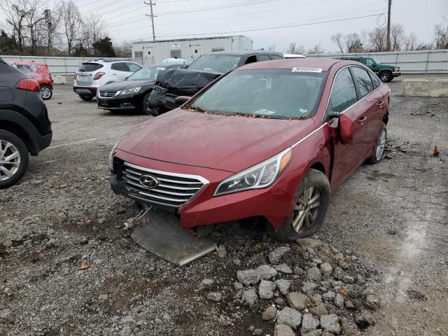 5NPE24AF3FH010530 - 2015 HYUNDAI SONATA SE RED photo 1