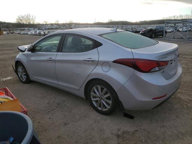 KMHDH4AE4FU229449 - 2015 HYUNDAI ELANTRA SE SILVER photo 2