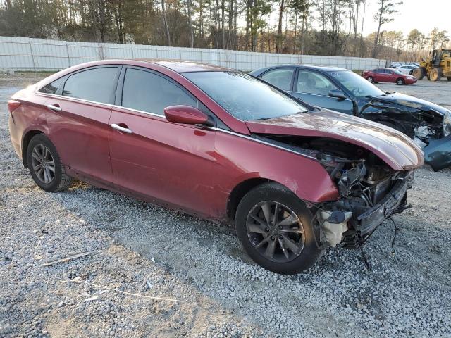 5NPEB4AC3DH708445 - 2013 HYUNDAI SONATA GLS RED photo 4