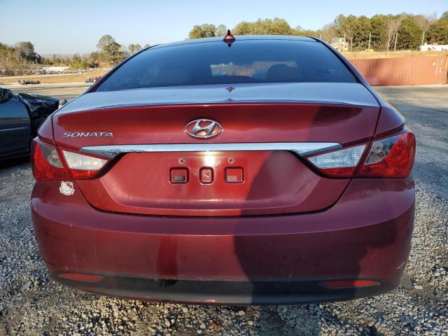 5NPEB4AC3DH708445 - 2013 HYUNDAI SONATA GLS RED photo 6