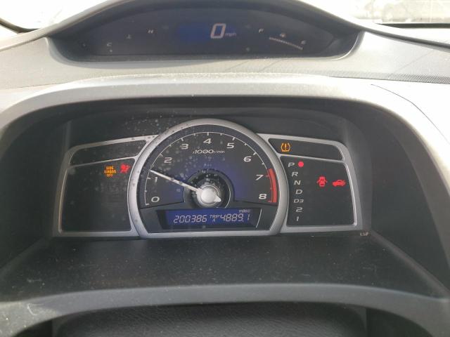 2HGFG12969H534881 - 2009 HONDA CIVIC EXL ვერცხლისფერი ფოტო 9