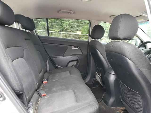 KNDPB3A23C7190172 - 2012 KIA SPORTAGE BASE SILVER photo 6