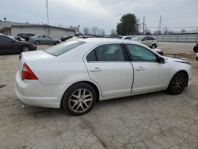 3FAHP0JA7BR258496 - 2011 FORD FUSION SEL WHITE photo 3