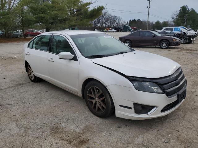 3FAHP0JA7BR258496 - 2011 FORD FUSION SEL WHITE photo 4