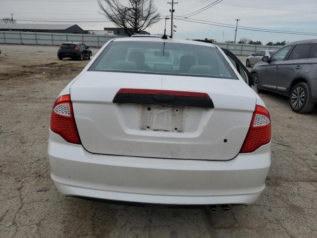 3FAHP0JA7BR258496 - 2011 FORD FUSION SEL WHITE photo 6