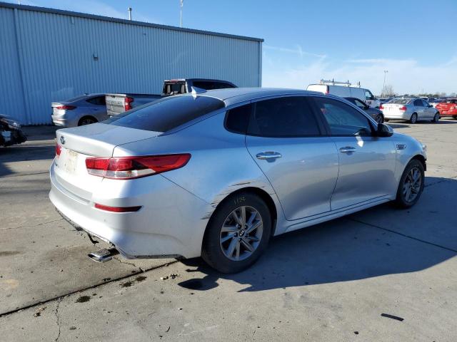 5XXGT4L33KG323964 - 2019 KIA OPTIMA LX SILVER photo 3