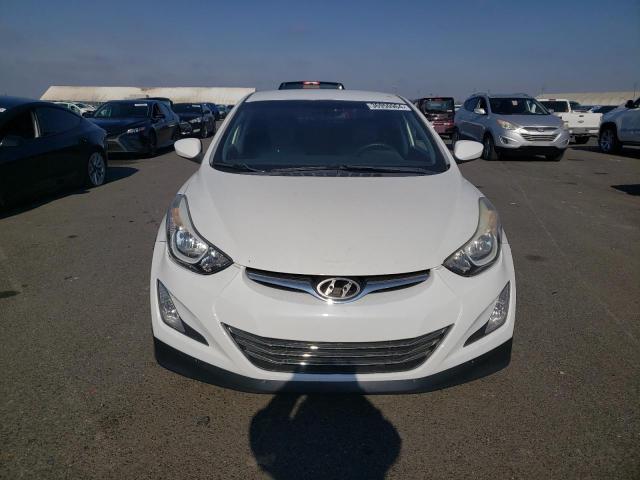 5NPDH4AE8EH486935 - 2014 HYUNDAI ELANTRA SE WHITE photo 5