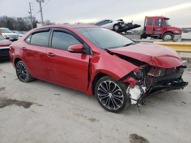 2T1BURHE8FC354266 - 2015 TOYOTA COROLLA L RED photo 4