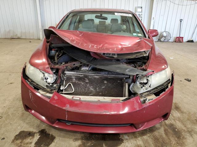 2HGFA16829H508183 - 2009 HONDA CIVIC EX RED photo 5