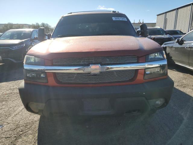 3GNEC13T93G117771 - 2003 CHEVROLET AVALANCHE C1500 ORANGE photo 5