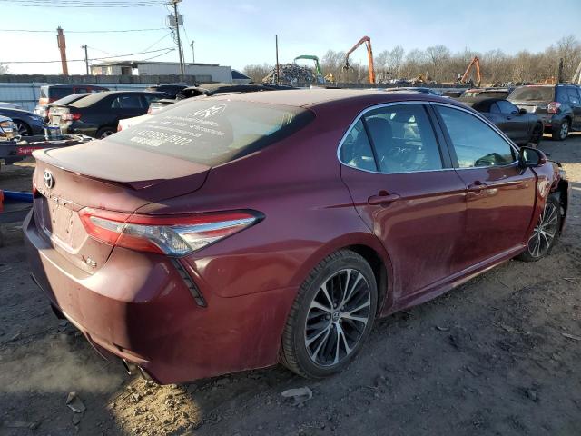 4T1B11HK0JU588781 - 2018 TOYOTA CAMRY L BURGUNDY photo 3