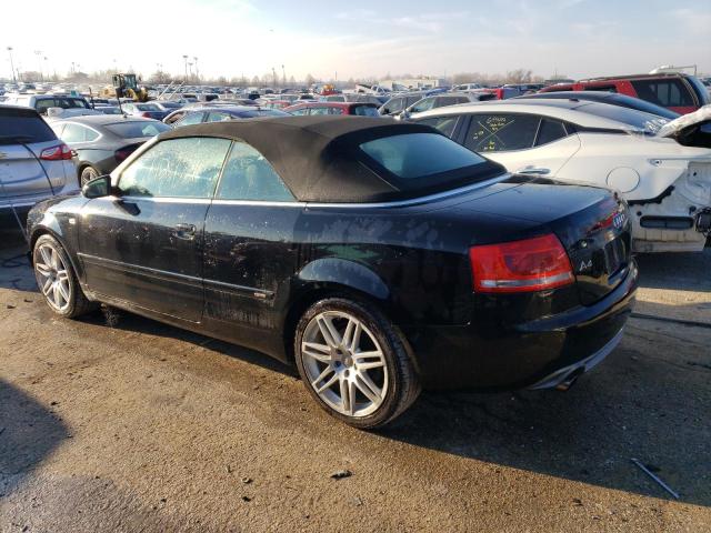 WAUAF48H59K009067 - 2009 AUDI A4 2.0T CABRIOLET BLACK photo 2