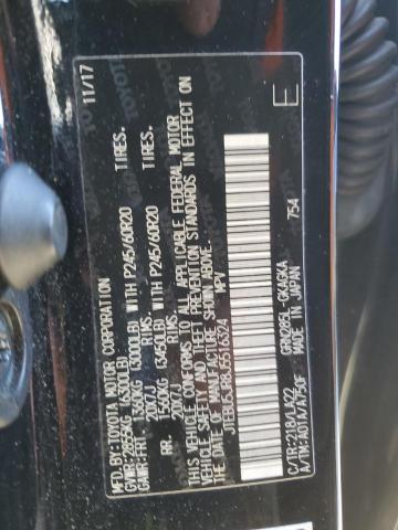 JTEBU5JR8J5516324 - 2018 TOYOTA 4RUNNER SR5/SR5 PREMIUM 黑色 照片 14