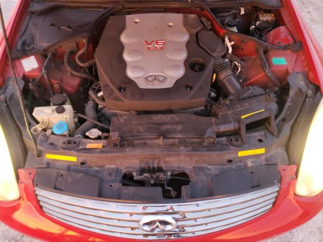 JNKCV54E97M901404 - 2007 INFINITI G35 RED photo 11