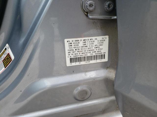 19UDE2F7XGA013945 - 2016 ACURA ILX PREMIUM TECH BLUE photo 12