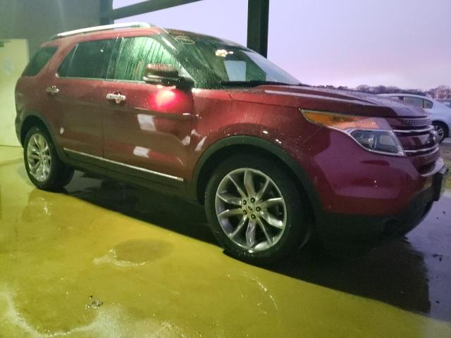 1FM5K7F80EGB88129 - 2014 FORD EXPLORER LIMITED RED photo 4