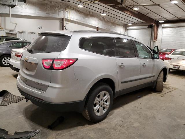 1GNKVFED7EJ234704 - 2014 CHEVROLET TRAVERSE LS SILVER photo 3