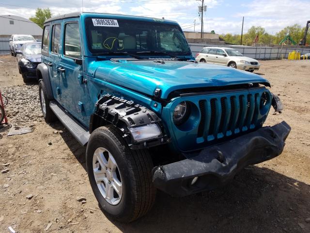 1C4HJXDG4KW597640 - 2019 JEEP WRANGLER UNLIMITED SPORT  photo 1