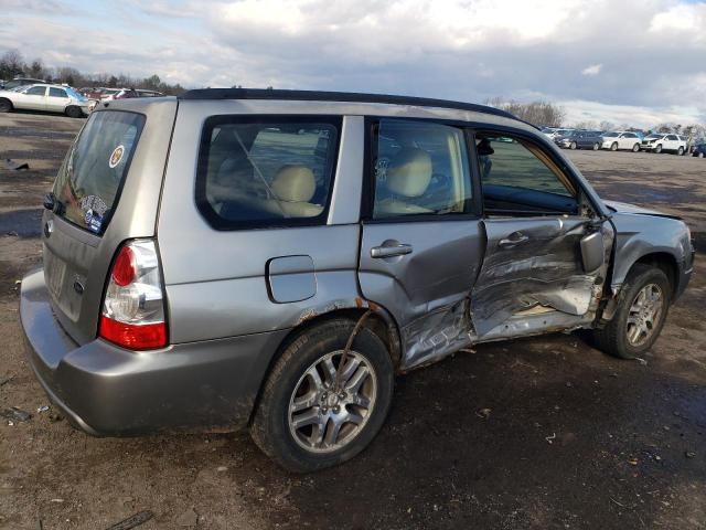 JF1SG67676H726262 - 2006 SUBARU FORESTER 2.5X LL BEAN SILVER photo 3