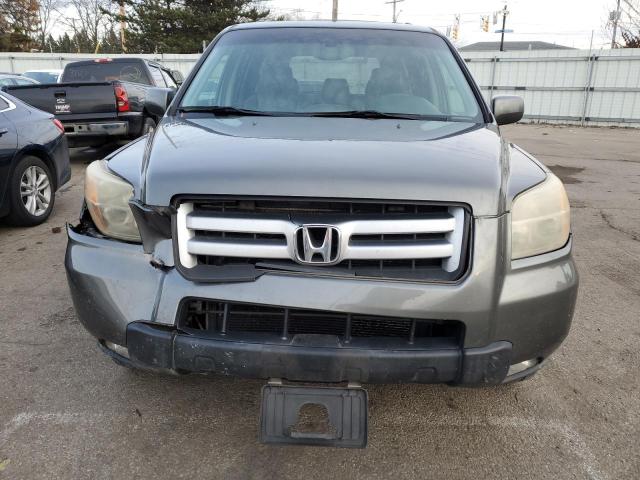 2HKYF18557H536155 - 2007 HONDA PILOT EXL GRAY photo 5