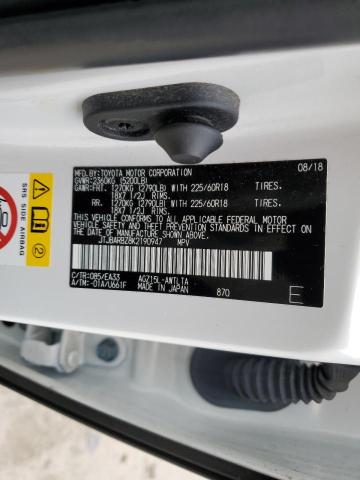 JTJBARBZ8K2190947 - 2019 LEXUS NX 300 BASE 白色 照片 12