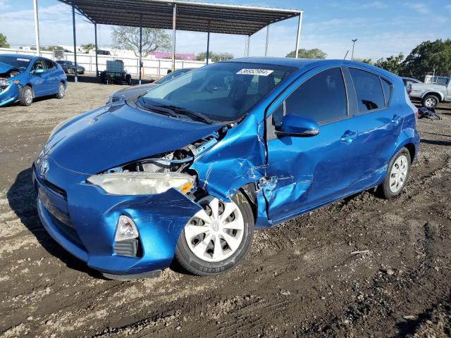 JTDKDTB32C1031397 - 2012 TOYOTA PRIUS C BLUE photo 1