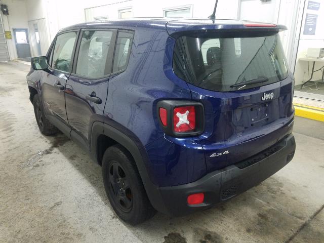 ZACCJBAB8HPF11838 - 2017 JEEP RENEGADE SPORT  լուսանկար 3